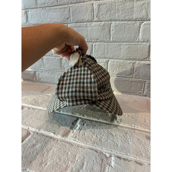 Robert Kirk Great Britain Houndstooth Wool Hat Vintage - Picture 5 of 5
